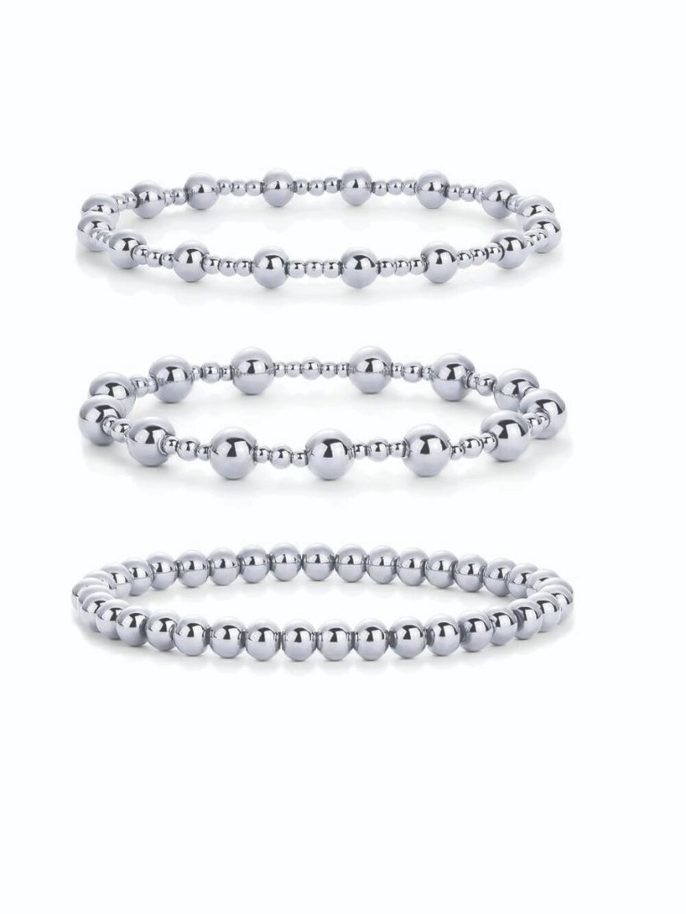 PAVOI  Bracelet Pack Stainless Steel 3-Piece Set Waterproof